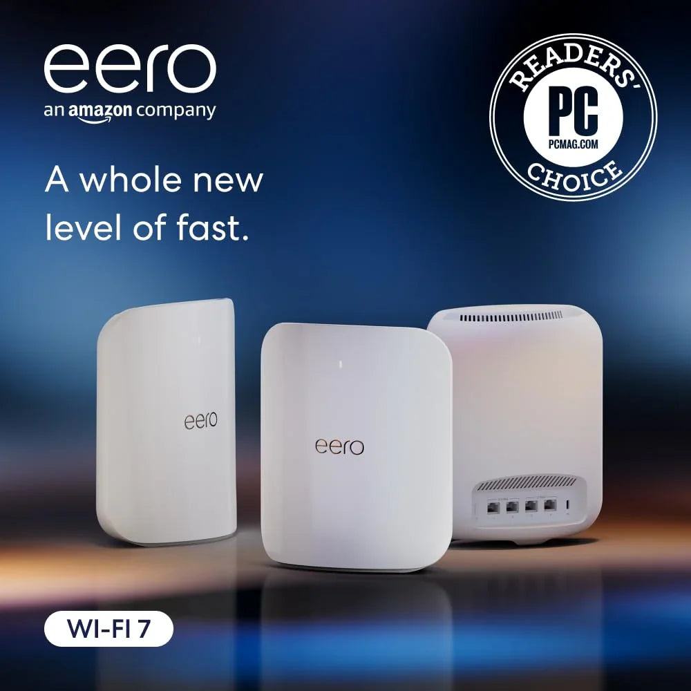 eero Max 7 Tri-band Mesh Wi-Fi 7 10G Router - 3 Pack