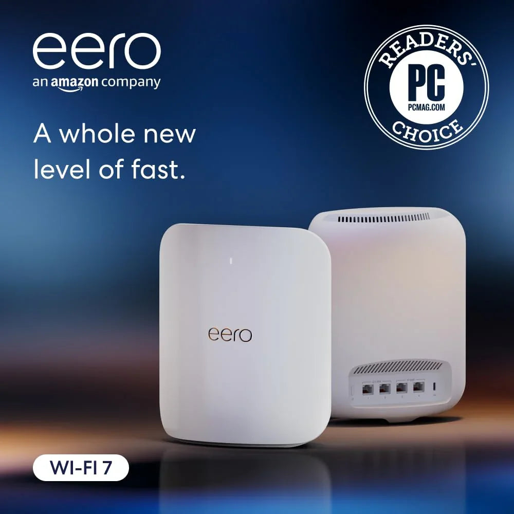 eero Max 7 Tri-band Mesh Wi-Fi 7 10G Router - 2 Pack