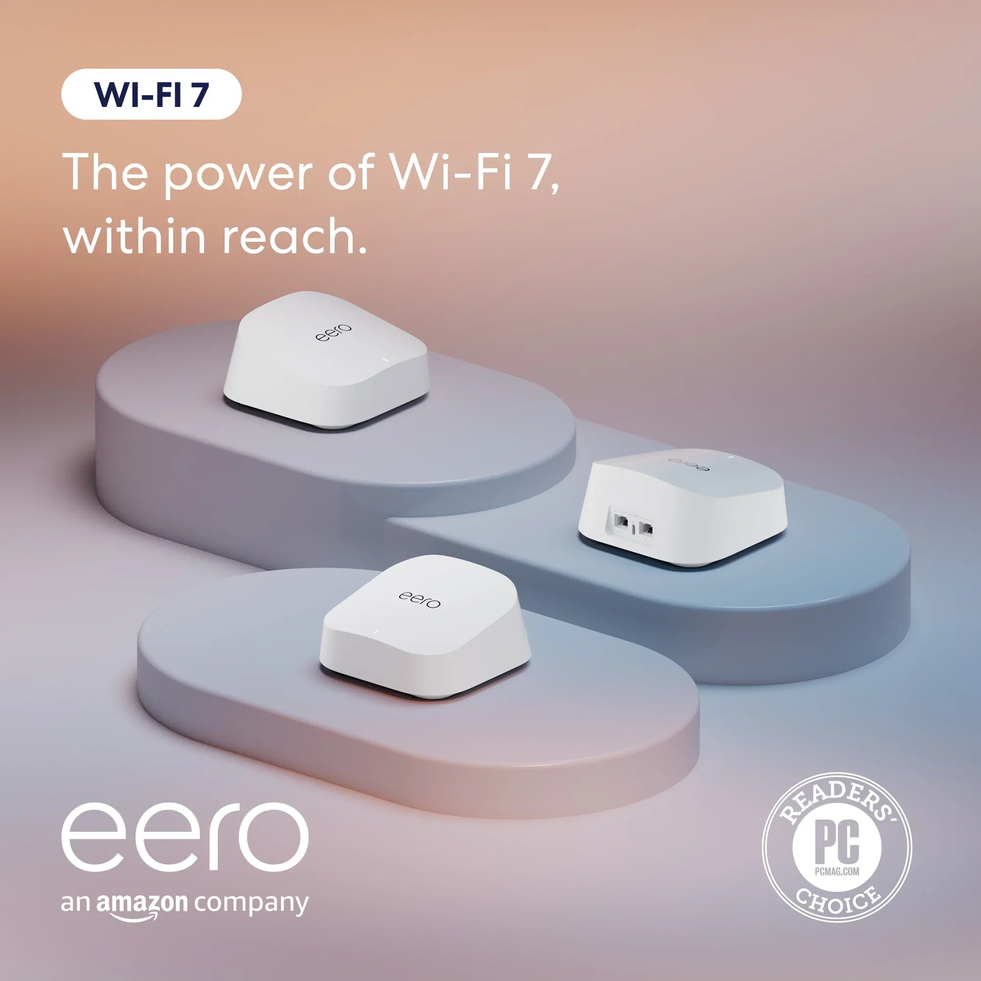 eero 7 Dual-band Mesh Wi-Fi 7 2.5G Router - 3 Pack