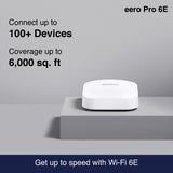 eero Pro 6E Tri-band Mesh Wi-Fi 6E 2.5G Router - 3 Pack