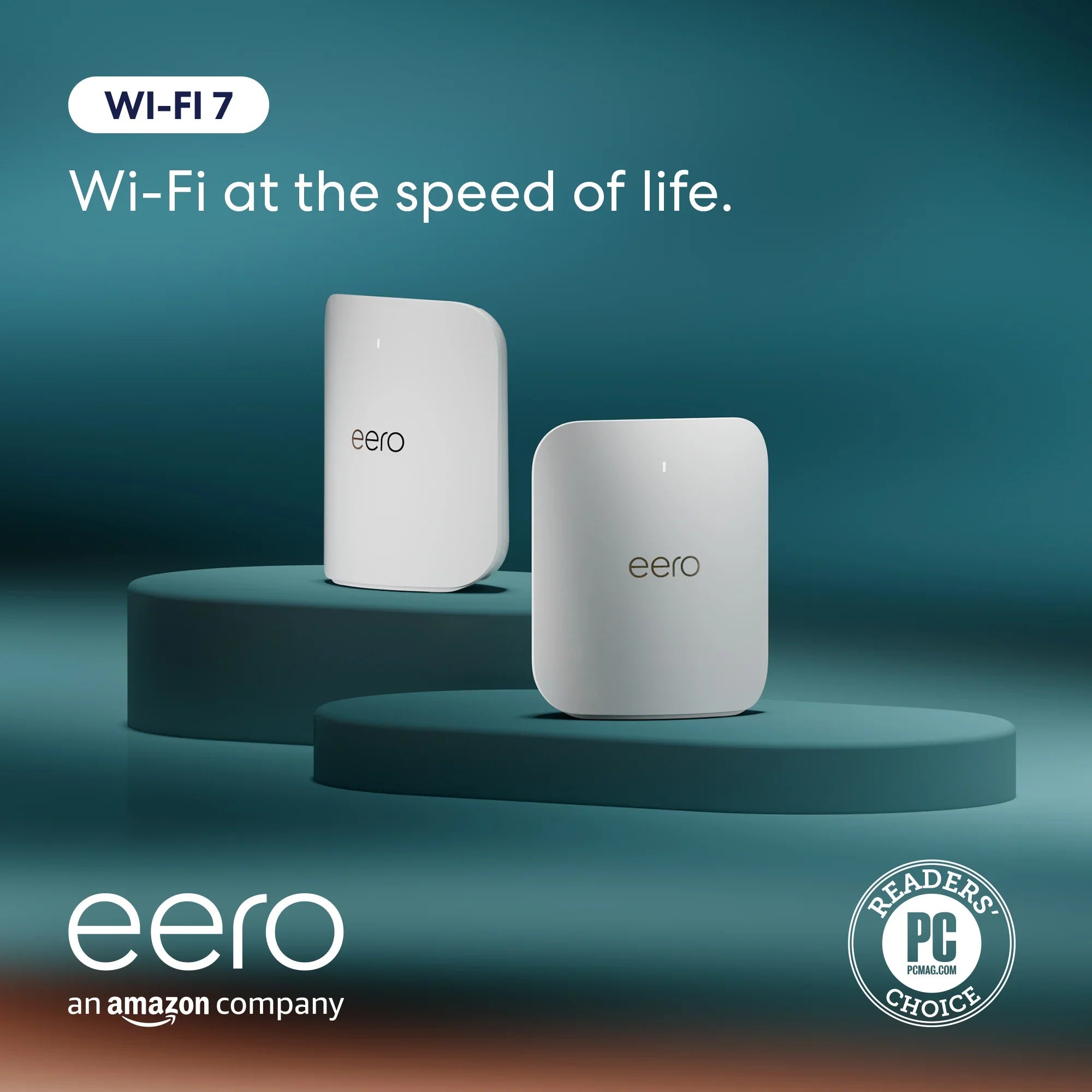 eero Pro 7 Tri-band Mesh Wi-Fi 7 5G Router - 2 Pack
