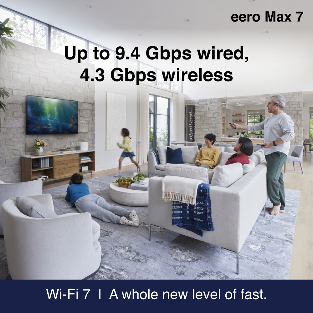 eero Max 7 Tri-band Mesh Wi-Fi 7 10G Router - 2 Pack