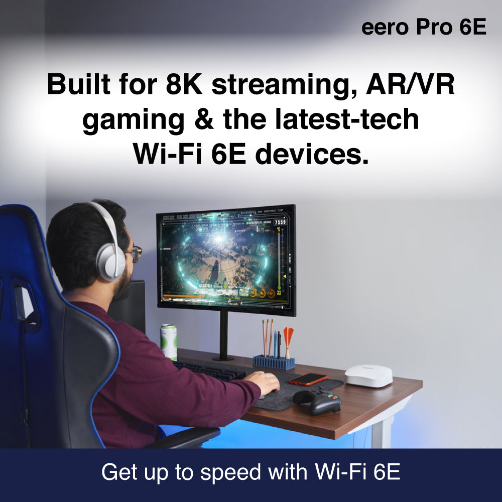 eero Pro 6E Tri-band Mesh Wi-Fi 6E 2.5G Router