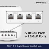 eero Max 7 Tri-band Mesh Wi-Fi 7 10G Router - 2 Pack